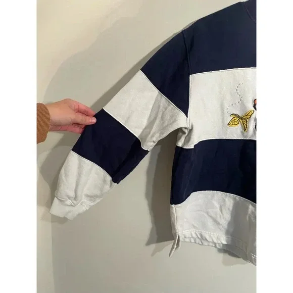 Vintage 90s Pooh 100 Acres Collection Tigger Striped Crewneck Sweatshirt - Picture 4 of 9